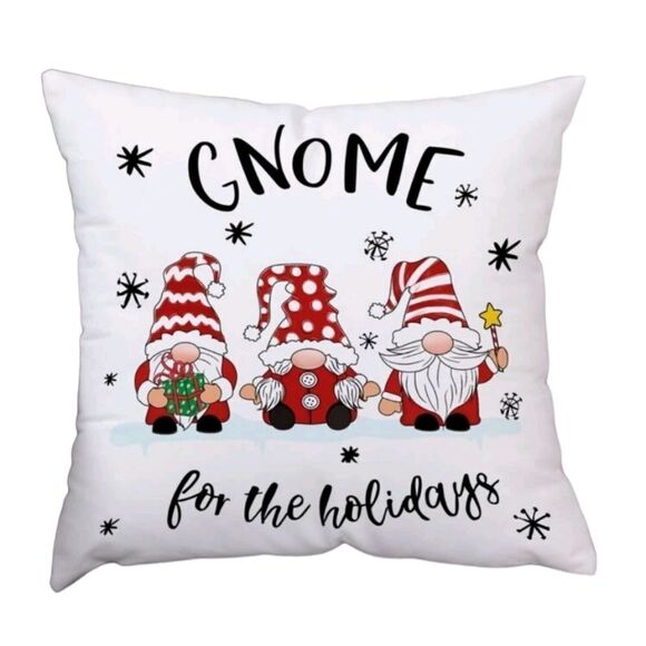 Gnome For the Holidays Pillow Cover - Picture 5 of 5